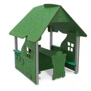 domek wiejska chatka na plac zabaw