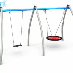 huśtawka podwójna na plac zabaw